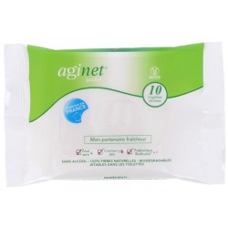 Aginet  Lingettes intimes pocket  Paquet de 10 lingettes