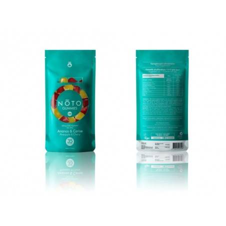 NOTO CBD Gummies ananas cerise Sachet de 35