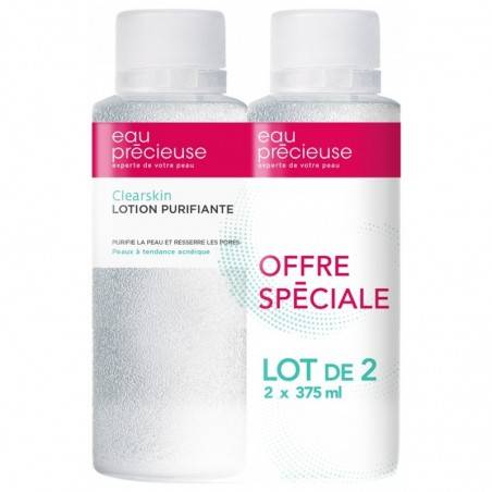 EAU PRECIEUSE Clearskin Offre Lot de 2 lotion purifiant Flacons de 100 ml