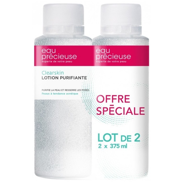 EAU PRECIEUSE Clearskin Offre Lot de 2 lotion purifiant Flacons de 100 ml
