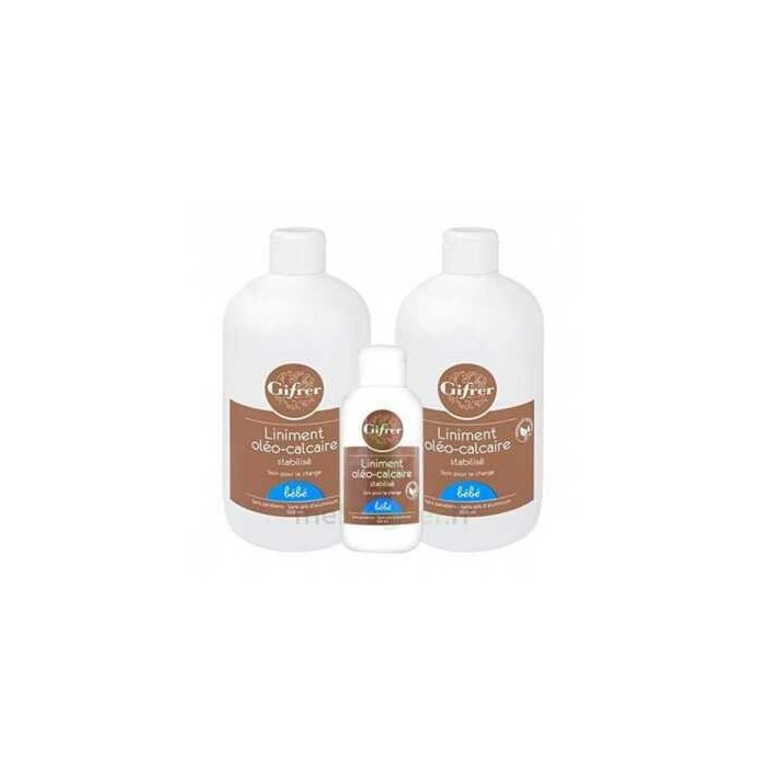 LINIMENT OLEO CALCAIRE GIFRER 2 x 500 ml + 1 format voyage offert