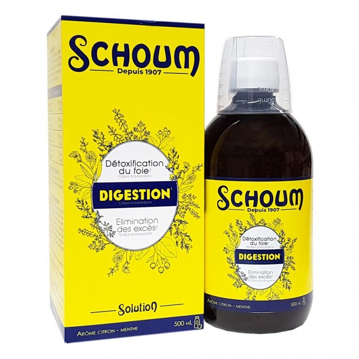 SCHOUM Solution Buvable pour la digestion Flacon de 500 ml