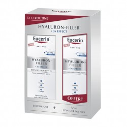 EUCERIN HYALURON-FILLER + 3x EFFECT Soin de Jour Peau Normale à Mixte SPF 15  tube de 50 ml + contour des yeux 15 ml offert EUCERIN HYALURON-FILLER + 3x EFFECT Soin de Jour Peau Normale à Mixte SPF 15  tube de 50 ml + contour des yeux 15 ml offert