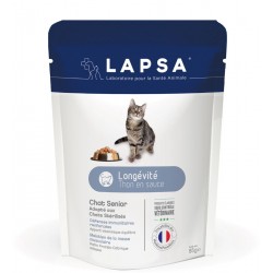 LAPSA Sachets Fraîcheur Chat Senior Longévité 1 sachet de 85 grammes