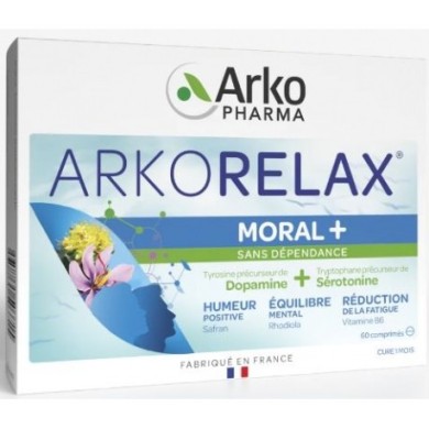 ARKORELAX MORAL + Boite de 60 comprimés ARKORELAX MORAL + Boite de 60 comprimés