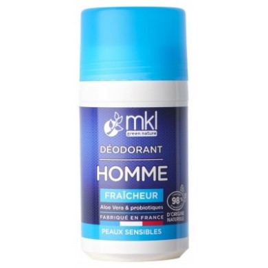 MKL Green Nature Déodorant Homme Fraîcheur Roll on de 50 ml MKL Green Nature Déodorant Homme Fraîcheur Roll on de 50 ml