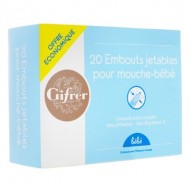 GIFRER Physiologica Embouts jetables pour mouche-bébé Boîtes de 10 embouts