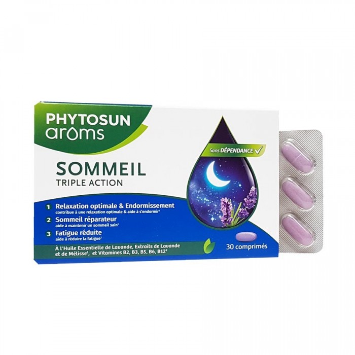 PHYTOSUN AROMS Sommeil triple action Boite de 30 comprimés