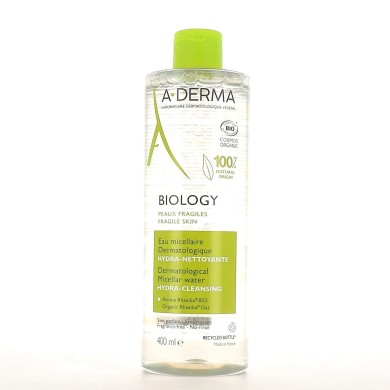 ADERMA BIOLOGY Eau micellaire dermatologique hydra-nettoyante Flacon de 400 ml ADERMA BIOLOGY Eau micellaire dermatologique hydra-nettoyante Flacon de 400 ml