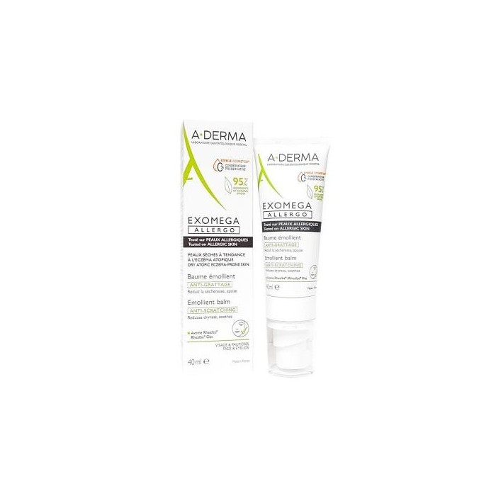 ADERMA Exomega Allergo baume émollient Aderma Tube de 40ml
