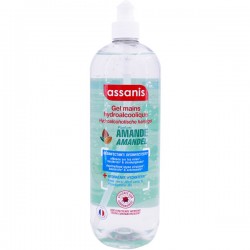 ASSANIS Gel Hydroalcoolique Amande Flacon pompe de 980ml