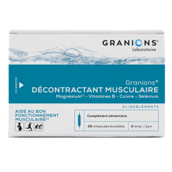 GRANIONS  Décontractant musculaire Boite de 30 ampoules