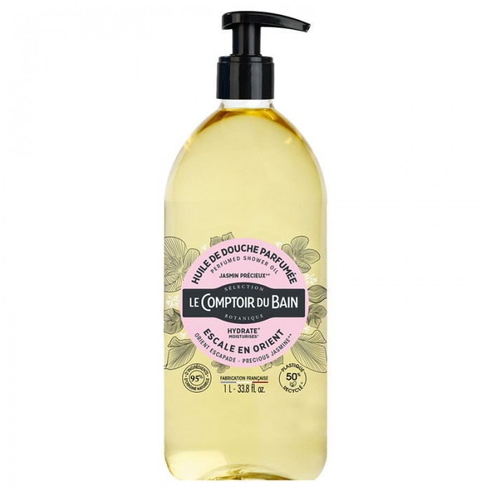 Le Comptoir du Bain Huile de Douche Escale en Orient Flacon de 1litre