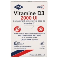 IBSA Complément alimentaire Vitamine D3 2000Ui 30 Films orodispersibles
