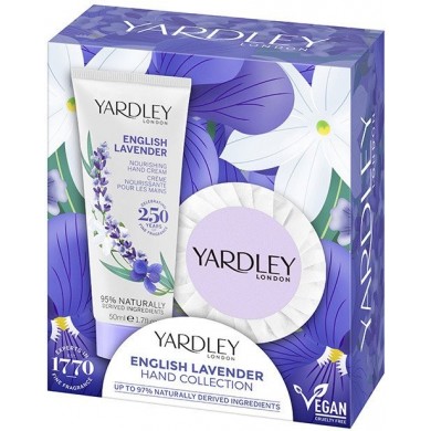 COFFRET ENGLISH LAVENDER - SAVON + CRÈME POUR LES MAINS COFFRET ENGLISH LAVENDER - SAVON + CRÈME POUR LES MAINS