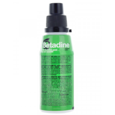 BETADINE Verte 10% BAIN DE BOUCHE Flacon de 125 ml BETADINE Verte 10% BAIN DE BOUCHE Flacon de 125 ml