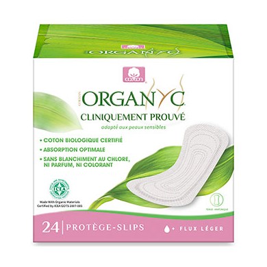 ORGANYC Protège slip extra fin BIO Boite de 24