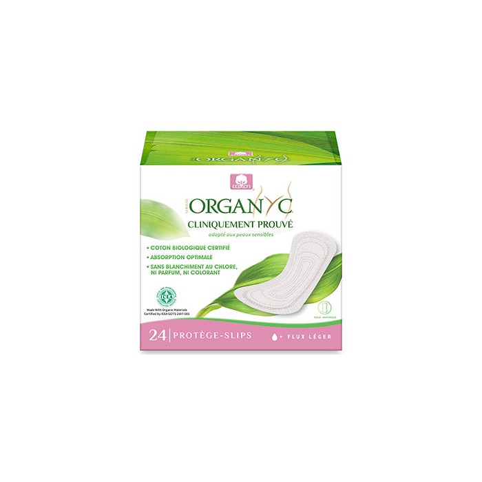ORGANYC Protège slip extra fin BIO Boite de 24