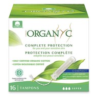 ORGANYC Boite de 16 tampons "SUPER" BIO avec applicateur ORGANYC Boite de 16 tampons "SUPER" BIO avec applicateur