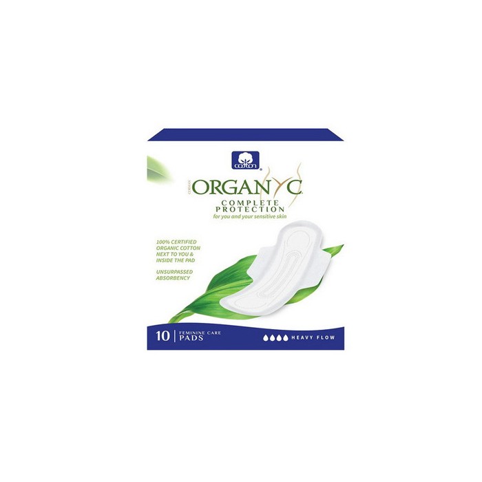 ORGANYC Serviette extra fine BIO Flux abondant Boite de 10 ORGANYC Serviette extra fine BIO Flux abondant Boite de 10