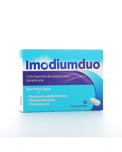 IMODIUMDUO Comprimé Plaquette de 12 IMODIUMDUO Comprimé Plaquette de 12