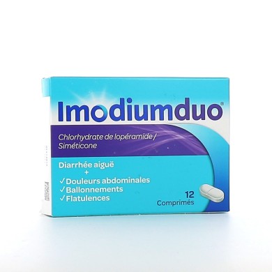 IMODIUMDUO Comprimé Plaquette de 12 IMODIUMDUO Comprimé Plaquette de 12