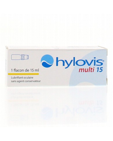 HYLOVIS Multi 15 Lubrifiant oculaire Flacon de 15 ml