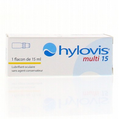 HYLOVIS Multi 15 Lubrifiant oculaire Flacon de 15 ml