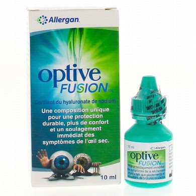 OPTIVE FUSION Solution ophtalmique Flacon de 10 ml