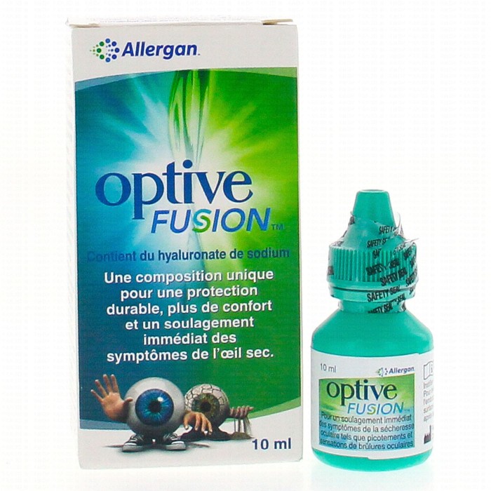 OPTIVE FUSION Solution ophtalmique Flacon de 10 ml