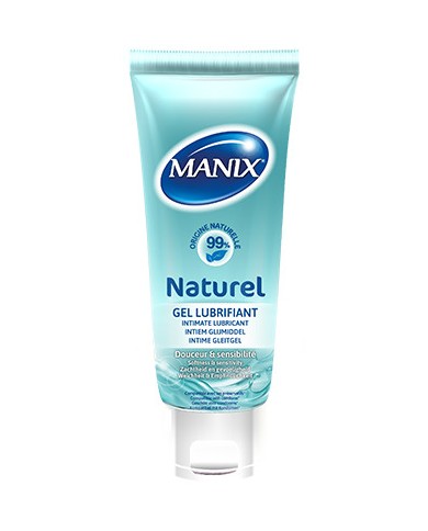 MANIX NATUREL gel lubrifiant au pouvoir hydratant Tube de 80 ml
