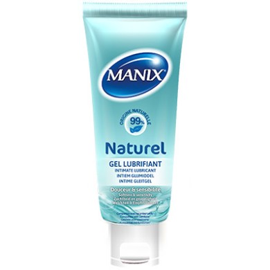 MANIX NATUREL gel lubrifiant au pouvoir hydratant Tube de 80 ml