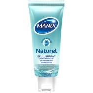 MANIX Gel de massage Gourmand  Comestible Goût Fraise onctueuse Flacon de 200 ml