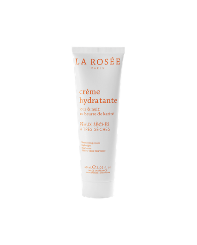 LA ROSEE Crème hydratante peaux sèches Tube de 60 ml LA ROSEE Crème hydratante peaux sèches Tube de 60 ml