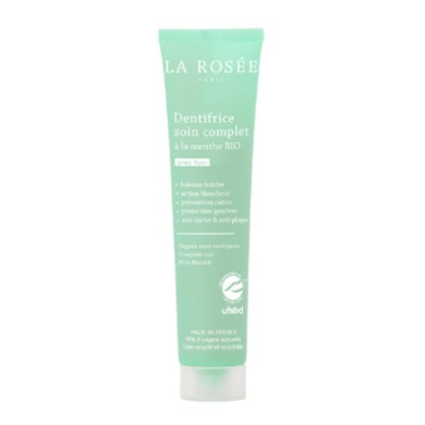 LA ROSEE Dentifrice soin complet à la menthe BIO Tube de 75 ml LA ROSEE Dentifrice soin complet à la menthe BIO Tube de 75 ml