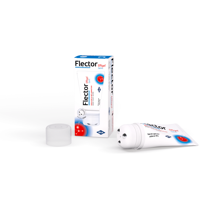 FLECTOR EFFIGEL 1% Tube avec applicateur à billes de 100 grammes