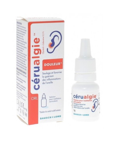 CERUALGIE Douleur de l'oreille Flacon de 7 grammes CERUALGIE Douleur de l'oreille Flacon de 7 grammes