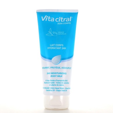 VITA CITRAL Lait corps hydratant 24 h Tube de 200 ml VITA CITRAL Lait corps hydratant 24 h Tube de 200 ml