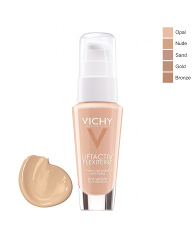 VICHY Liftactiv Flexiteint Fond de teint anti-ride Teinte 35 Moyen-Sand Tube de 30 ml VICHY Liftactiv Flexiteint Fond de teint anti-ride Teinte 35 Moyen-Sand Tube de 30 ml