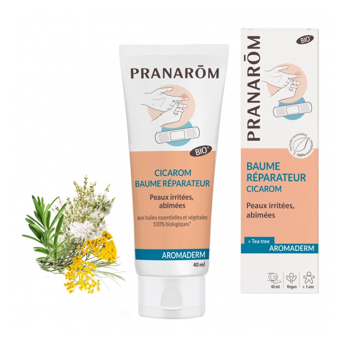 PRANAROM AROMADERM Cicarom Baume réparateur Tube 40 ml