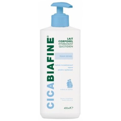 CICABIAFINE Lait hydratant corporel Peaux sèches Flacon pompe de 400ml CICABIAFINE Lait hydratant corporel Peaux sèches Flacon pompe de 400ml