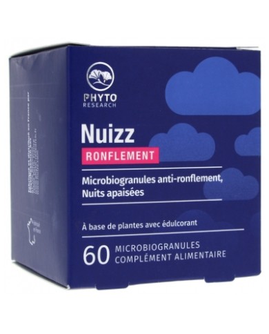 NUIZZ Anti-ronflement Boite de 60 MICROBIOgranules NUIZZ Anti-ronflement Boite de 60 MICROBIOgranules