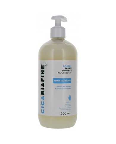 CICABIAFINE Douche Baume surgras nourrissant Flacon pompe de 1 litre
