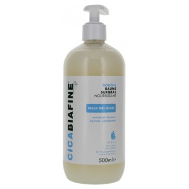 CICABIAFINE Douche Baume surgras nourrissant Flacon pompe de 1 litre CICABIAFINE Douche Baume surgras nourrissant Flacon pompe de 1 litre