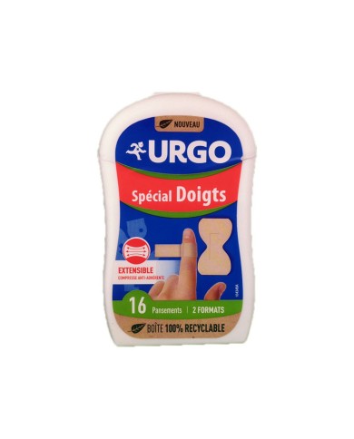 URGO Spécial doigts Boite de 16 Pansements en 2 formats URGO Spécial doigts Boite de 16 Pansements en 2 formats