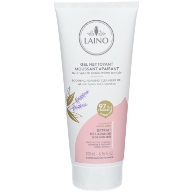 LAINO Gel nettoyant moussant apaisant Tube de 200 ml