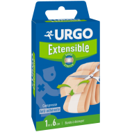 URGO EXTENSIBLE Pansement Bande à découpé 6cmx1m