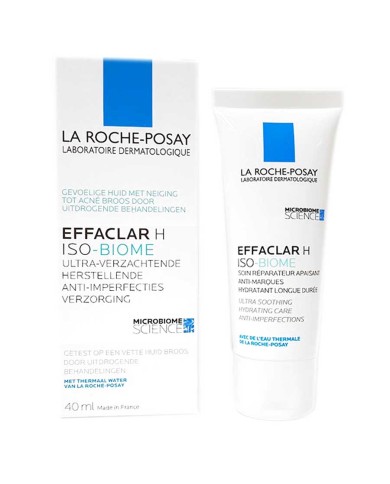 La Roche-Posay Effaclar H Iso-Biome Soin Réparateur Apaisant Tube de 40ml La Roche-Posay Effaclar H Iso-Biome Soin Réparateur Apaisant Tube de 40ml
