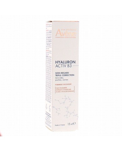AVENE Hyaluron activ B3 - Soin regard triple correction Tube de 15ml AVENE Hyaluron activ B3 - Soin regard triple correction Tube de 15ml