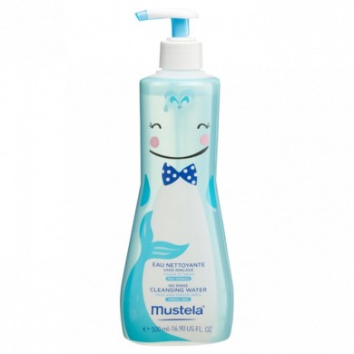 MUSTELA Eau nettoyante sans rinçage Flacon pompe de 500ml MUSTELA Eau nettoyante sans rinçage Flacon pompe de 500ml